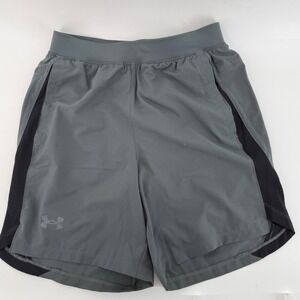 Under Armour Men's Grey Fitted Athletic Shorts‎ Size Small